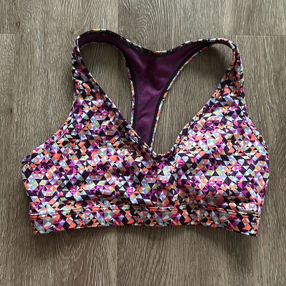 Victoria's Secret Victoria Sport V-Neck Strappy Racerback Sports Bra Small